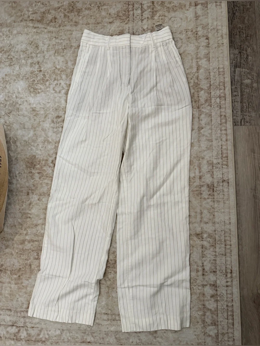 Aritzia The Effortless Pant CruiseLinen Tailored Linen Wide Leg Pants Size 0